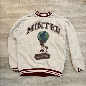 Minted Athletics Sweatshirt with collar
